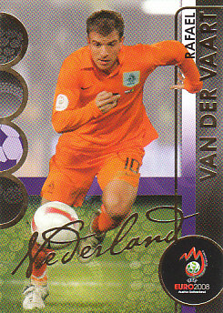 Rafael van der Vaart Netherlands Panini Euro 2008 Card Collection #120